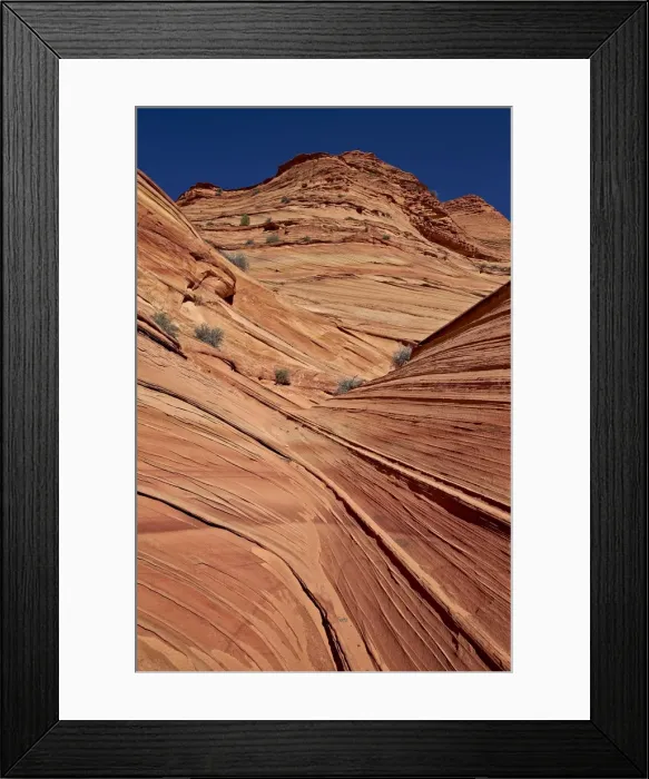 Framed Print : Layered sandstone, Coyote Buttes Wilderness, Vermilion Cliffs National Monument, Arizona, United States of America, North America Framed Print : Layered sandstone, Coyote Buttes Wilderness, Vermilion Cliffs National Monument, Arizona, United States of America, North America