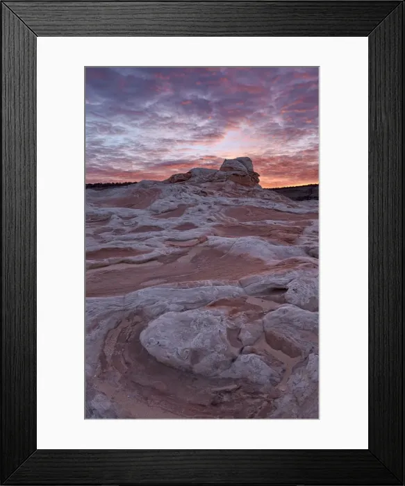 Framed Print : Red clouds over sandstone at sunrise, White Pocket, Vermilion Cliffs National Monument, Arizona, United States of America, North America Framed Print : Red clouds over sandstone at sunrise, White Pocket, Vermilion Cliffs National Monument, Arizona, United States of America, North America