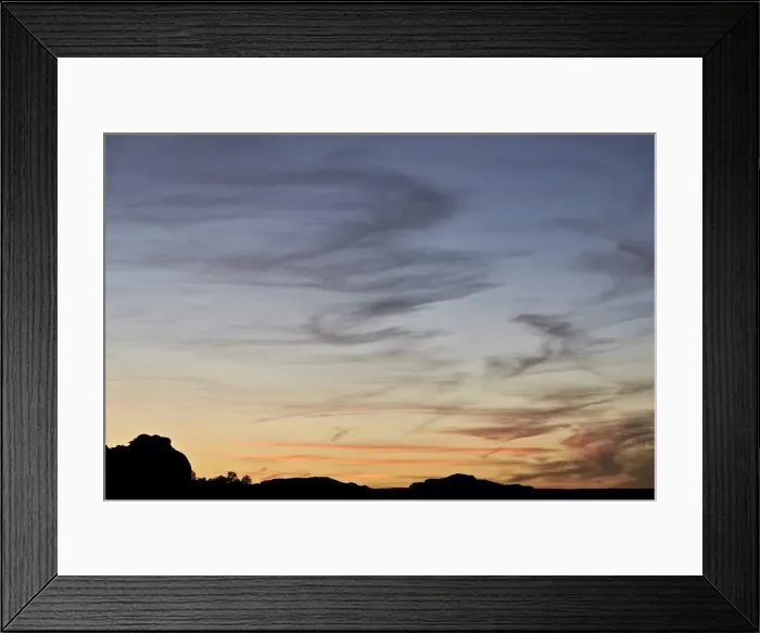 Framed Print : Wispy clouds at sunset, White Pocket, Vermilion Cliffs National Monument, Arizona, United States of America, North America Framed Print : Wispy clouds at sunset, White Pocket, Vermilion Cliffs National Monument, Arizona, United States of America, North America