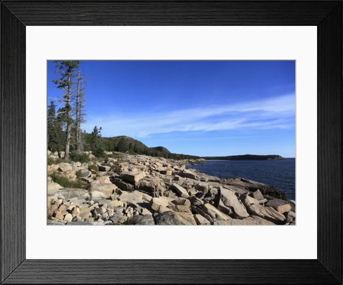 Framed Print : Atlantic Coastline, Acadia National Park, Mount Desert Island, Maine, New England, United States of America, North America Framed Print : Atlantic Coastline, Acadia National Park, Mount Desert Island, Maine, New England, United States of America, North America
