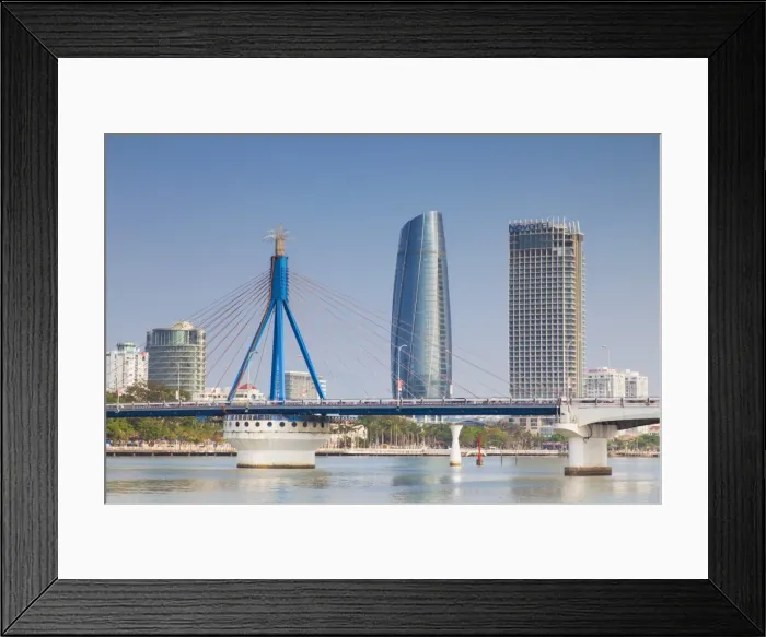 Framed Print : Song River and city skyline, Da Nang, Vietnam, Indochina, Southeast Asia, Asia Framed Print : Song River and city skyline, Da Nang, Vietnam, Indochina, Southeast Asia, Asia