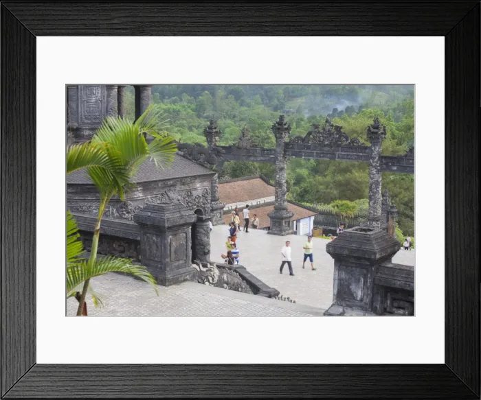 Framed Print : Tourists at Tomb of Khai Dinh, UNESCO World Heritage Site, Hue, Thua Thien-Hue, Vietnam, Indochina, Southeast Asia, Asia Framed Print : Tourists at Tomb of Khai Dinh, UNESCO World Heritage Site, Hue, Thua Thien-Hue, Vietnam, Indochina, Southeast Asia, Asia