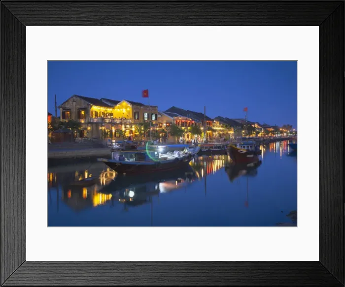 Framed Print : Hoi An at dusk, Hoi An, UNESCO World Heritage Site, Quang Nam, Vietnam, Indochina, Southeast Asia, Asia Framed Print : Hoi An at dusk, Hoi An, UNESCO World Heritage Site, Quang Nam, Vietnam, Indochina, Southeast Asia, Asia