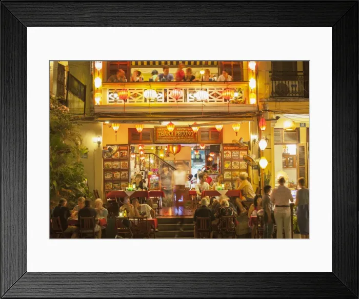 Framed Print : People at restaurant on An Hoi island, Hoi An, UNESCO World Heritage Site, Quang Nam, Vietnam, Indochina, Southeast Asia, Asia Framed Print : People at restaurant on An Hoi island, Hoi An, UNESCO World Heritage Site, Quang Nam, Vietnam, Indochina, Southeast Asia, Asia