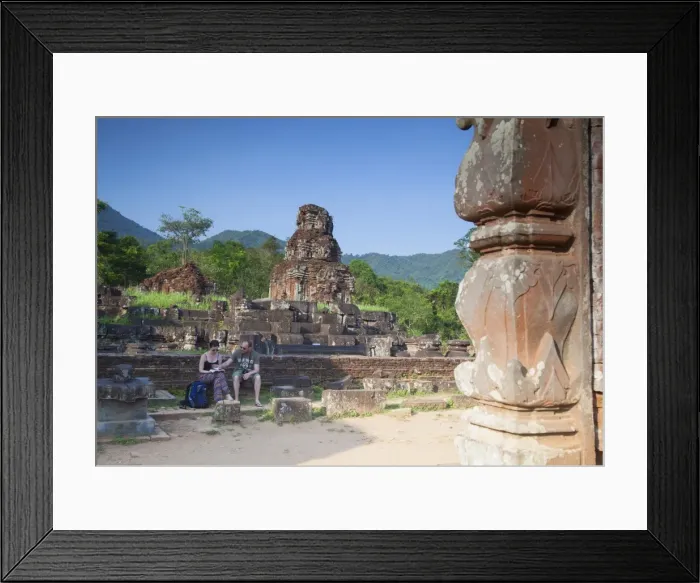 Framed Print : Tourists at ruins of My Son Sanctuary, UNESCO World Heritage Site, Hoi An, Quang Nam, Vietnam, Indochina, Southeast Asia, Asia Framed Print : Tourists at ruins of My Son Sanctuary, UNESCO World Heritage Site, Hoi An, Quang Nam, Vietnam, Indochina, Southeast Asia, Asia