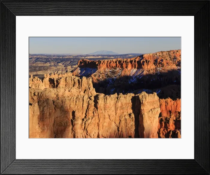Framed Print : Rocks lit by winter late afternoon sun, from Rim Trail near Sunset Point, Bryce Canyon National Park, Utah, United States of America, North America Framed Print : Rocks lit by winter late afternoon sun, from Rim Trail near Sunset Point, Bryce Canyon National Park, Utah, United States of America, North America