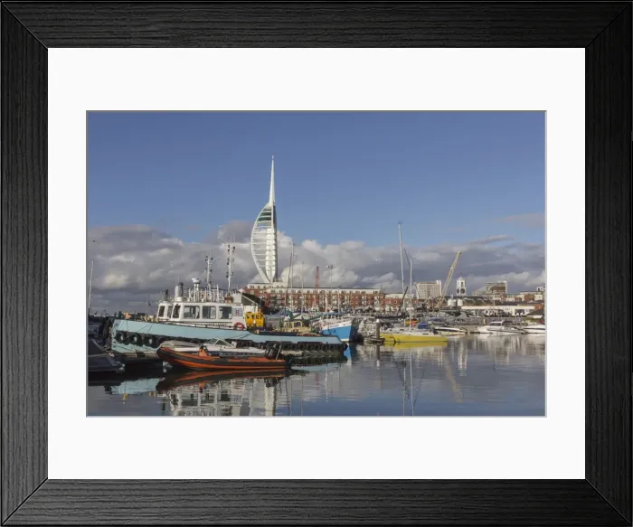 Framed Print : Spinnaker Tower and Camber Docks, Portsmouth, Hampshire, England, United Kingdom, Europe Framed Print : Spinnaker Tower and Camber Docks, Portsmouth, Hampshire, England, United Kingdom, Europe