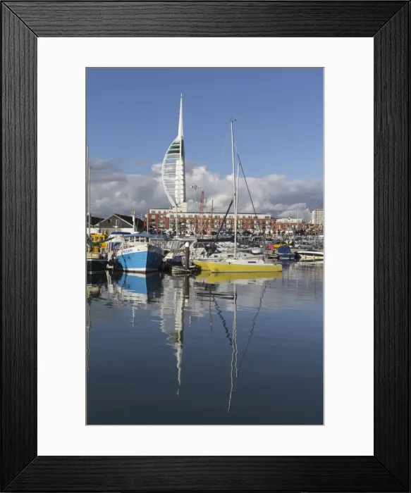 Framed Print : Spinnaker Tower and Camber Docks, Portsmouth, Hampshire, England, United Kingdom, Europe Framed Print : Spinnaker Tower and Camber Docks, Portsmouth, Hampshire, England, United Kingdom, Europe