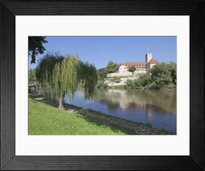 Framed Print : Castle at the Neckar River, Lauffen am Neckar, Baden Wurttemberg, Germany, Europe Framed Print : Castle at the Neckar River, Lauffen am Neckar, Baden Wurttemberg, Germany, Europe