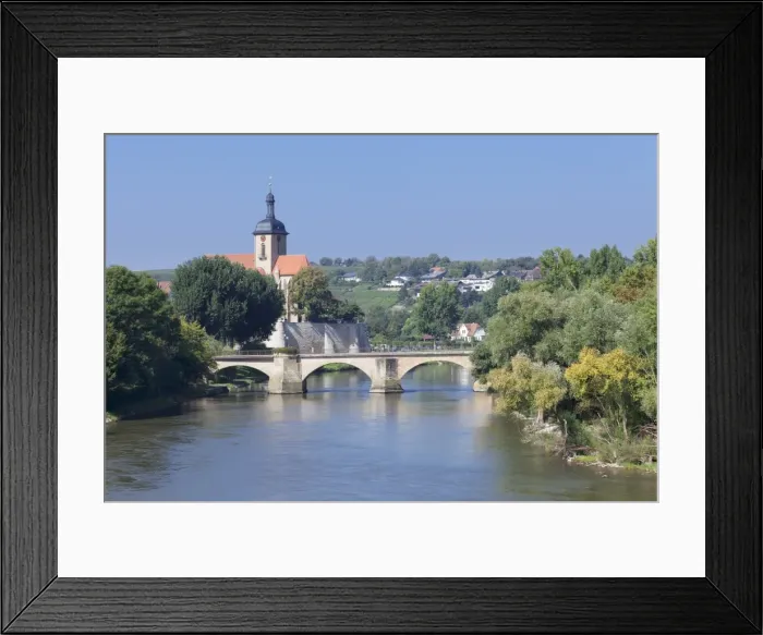 Framed Print : Regiswindiskirche church and the old Bridge over the Neckar River, Lauffen am Neckar, Baden Wurttemberg, Germany, Europe Framed Print : Regiswindiskirche church and the old Bridge over the Neckar River, Lauffen am Neckar, Baden Wurttemberg, Germany, Europe