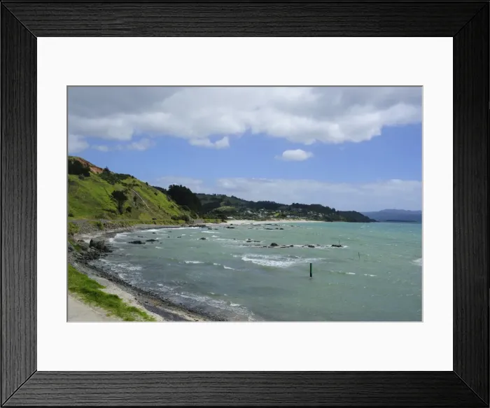 Framed Print : The coastline of Northern Coromandel, North Island, New Zealand, Pacific Framed Print : The coastline of Northern Coromandel, North Island, New Zealand, Pacific