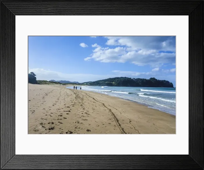 Framed Print : Long sandy hot water beach, Coromandel coast, North Island, New Zealand, Pacific Framed Print : Long sandy hot water beach, Coromandel coast, North Island, New Zealand, Pacific