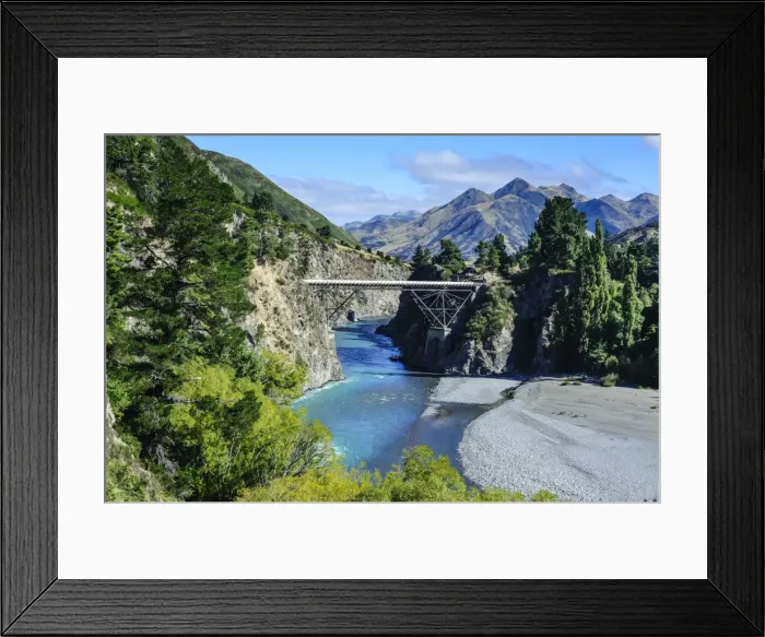 Framed Print : Bridge above the Lewis River, South Island, New Zealand, Pacific Framed Print : Bridge above the Lewis River, South Island, New Zealand, Pacific