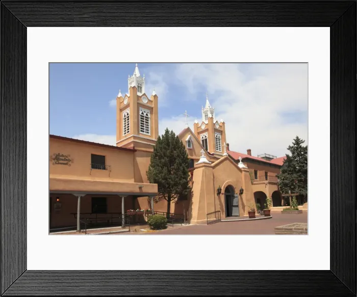 Framed Print : San Felipe de Neri Church, Old Town, Albuquerque, New Mexico, United States of America, North America Framed Print : San Felipe de Neri Church, Old Town, Albuquerque, New Mexico, United States of America, North America