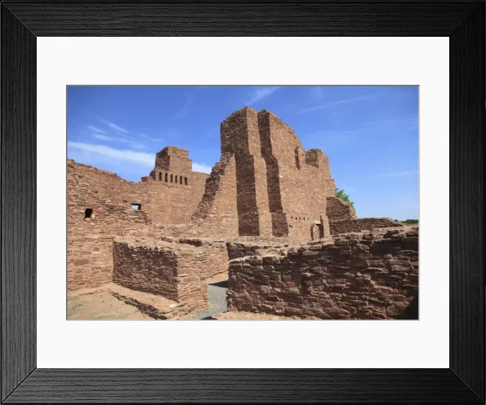 Framed Print : Church, Quarai, Salinas Pueblo Missions National Monument, Salinas Valley, New Mexico, United States of America, North America