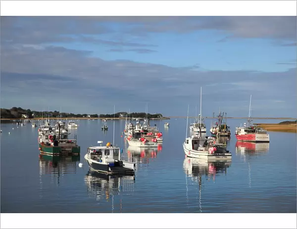 Fishing boats, Harbor, Chatham, Cape Cod, Massachusetts, New England, United States of America, North America