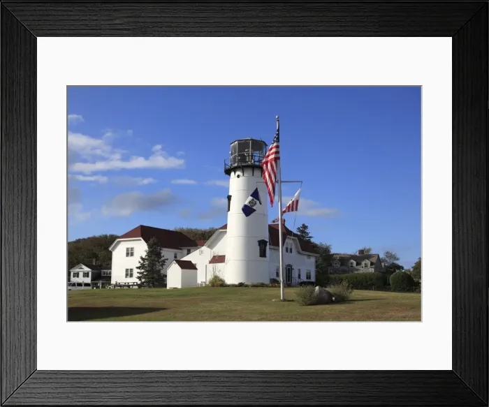 Framed Print : Chatham Lighthouse, Chatham, Cape Cod, Massachusetts, New England, United States of America, North America