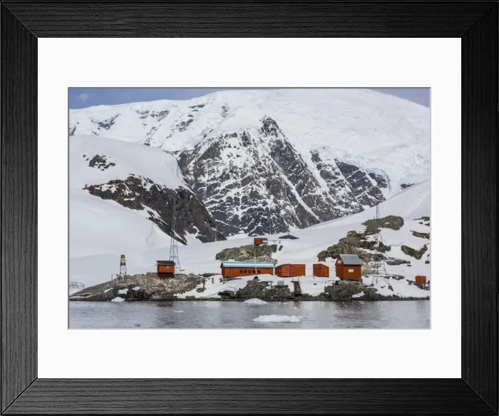 Framed Print : The unattended Argentine Research Station Base Brown, Paradise Bay, Antarctica, Polar Regions Framed Print : The unattended Argentine Research Station Base Brown, Paradise Bay, Antarctica, Polar Regions
