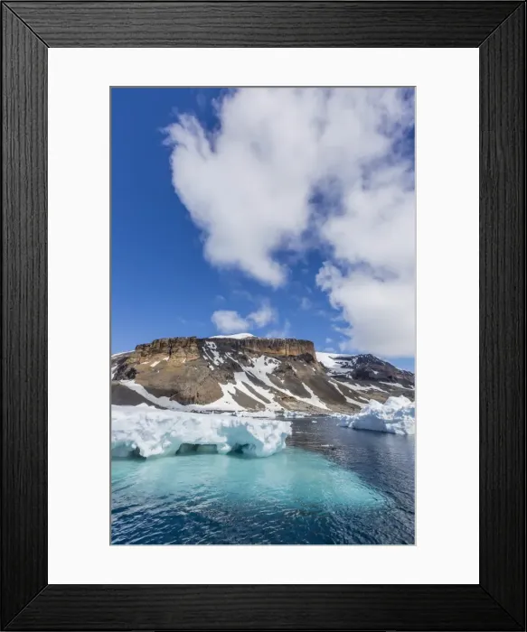 Framed Print : Rust-colored volcanic tuff cliffs of Brown Bluff, eastern side of the Tabarin Peninsula, Weddell Sea, Antarctica, Polar Regions Framed Print : Rust-colored volcanic tuff cliffs of Brown Bluff, eastern side of the Tabarin Peninsula, Weddell Sea, Antarctica, Polar Regions