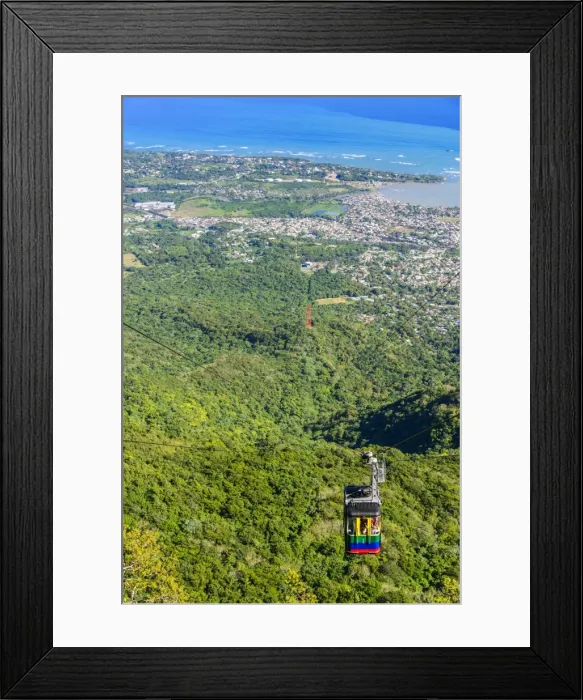 Framed Print : Teleforico, only cable car in the Caribbean, Puerto Plata, Dominican Republic, West Indies, Caribbean, Central America Framed Print : Teleforico, only cable car in the Caribbean, Puerto Plata, Dominican Republic, West Indies, Caribbean, Central America