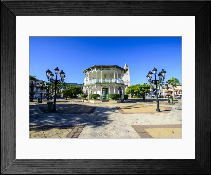 Framed Print : Town square of Puerto Plata, Dominican Republic, West Indies, Caribbean, Central America Framed Print : Town square of Puerto Plata, Dominican Republic, West Indies, Caribbean, Central America