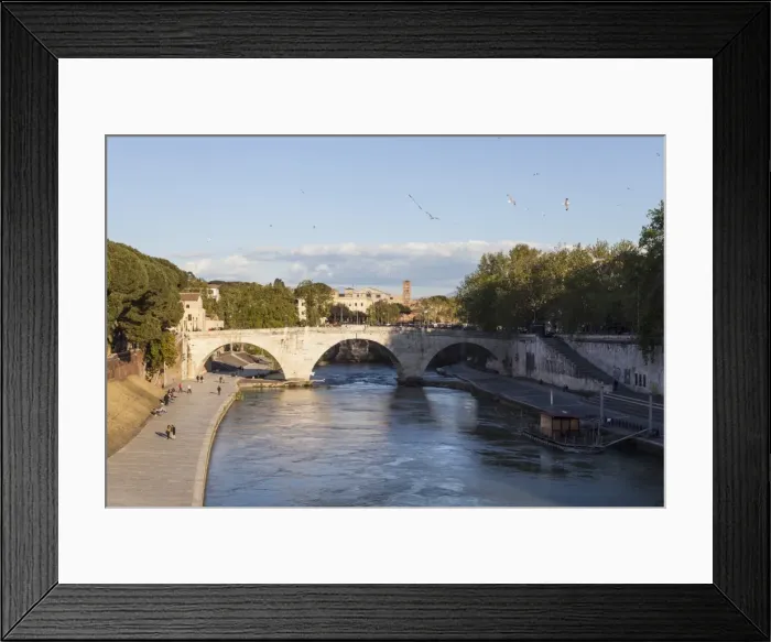 Framed Print : Ponte Cestio over the River Tiber, Rome, Lazio, Italy, Europe Framed Print : Ponte Cestio over the River Tiber, Rome, Lazio, Italy, Europe