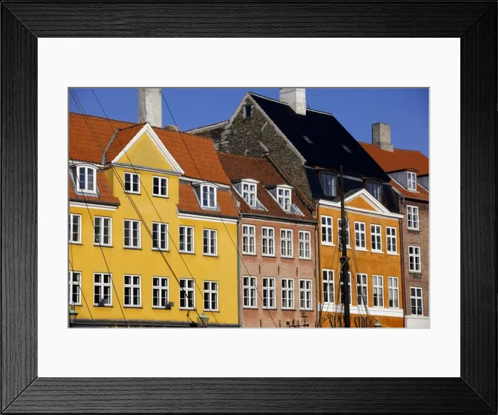 Framed Print : Old buildings in famous Nyhavn harbour area of Copenhagen, Denmark, Scandinavia, Europe Framed Print : Old buildings in famous Nyhavn harbour area of Copenhagen, Denmark, Scandinavia, Europe