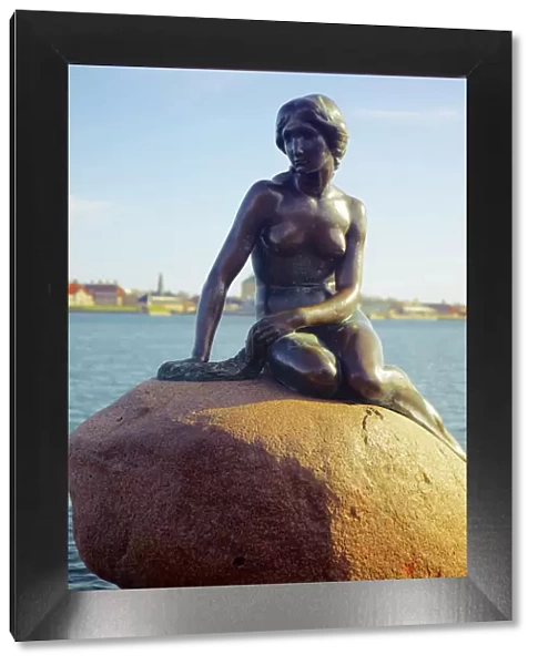 Statue of The Little Mermaid in Copenhagen, Denmark, Scandinavia, Europe