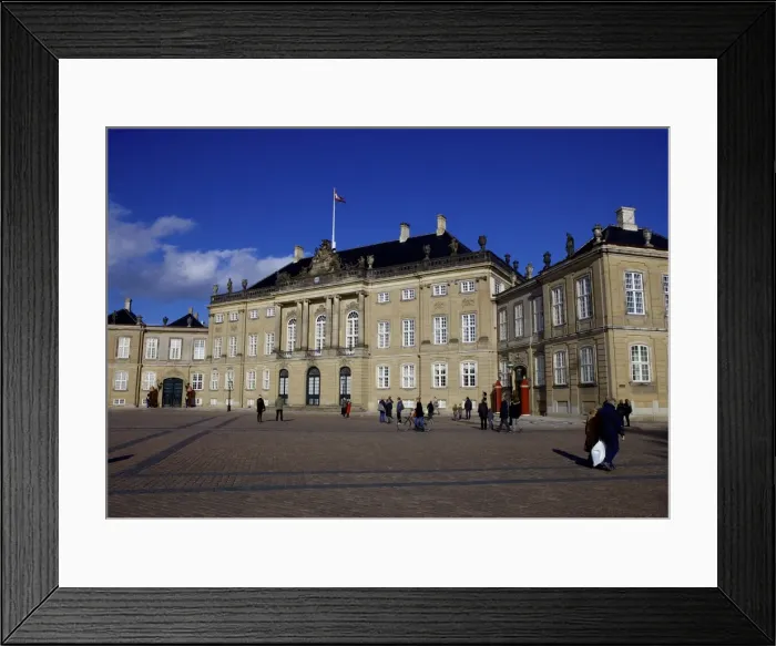 Framed Print : Amalienborg Palace, winter residence of the Danish Royal Family, Copenhagen, Denmark, Scandinavia, Europe Framed Print : Amalienborg Palace, winter residence of the Danish Royal Family, Copenhagen, Denmark, Scandinavia, Europe