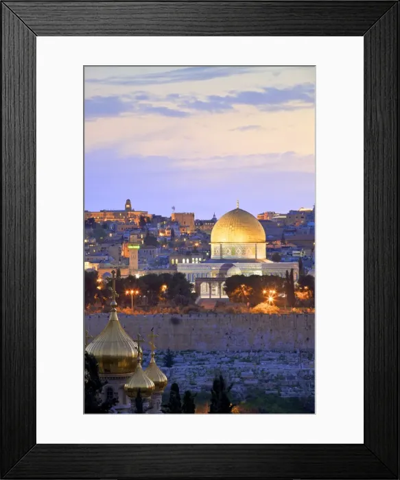 Framed Print : View of Jerusalem, UNESCO World Heritage Site, from The Mount of Olives, Jerusalem, Israel, Middle East Framed Print : View of Jerusalem, UNESCO World Heritage Site, from The Mount of Olives, Jerusalem, Israel, Middle East