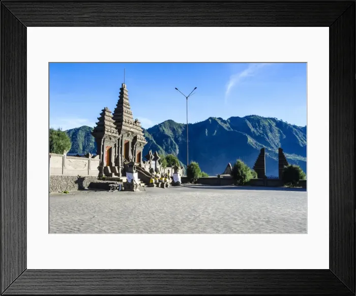 Framed Print : Hindu temple complex, Mount Bromo, Bromo Tengger Semeru National Park, Java, Indonesia, Southeast Asia, Asia Framed Print : Hindu temple complex, Mount Bromo, Bromo Tengger Semeru National Park, Java, Indonesia, Southeast Asia, Asia