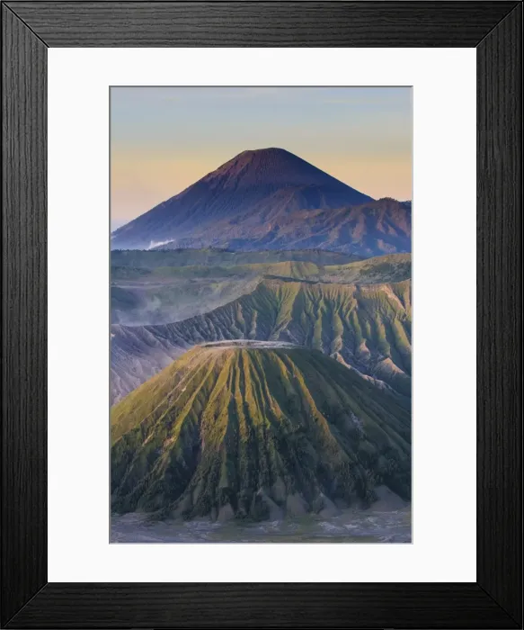 Framed Print : Early sunrise at the Mount Bromo crater, Bromo Tengger Semeru National Park, Java, Indonesia, Southeast Asia, Asia Framed Print : Early sunrise at the Mount Bromo crater, Bromo Tengger Semeru National Park, Java, Indonesia, Southeast Asia, Asia
