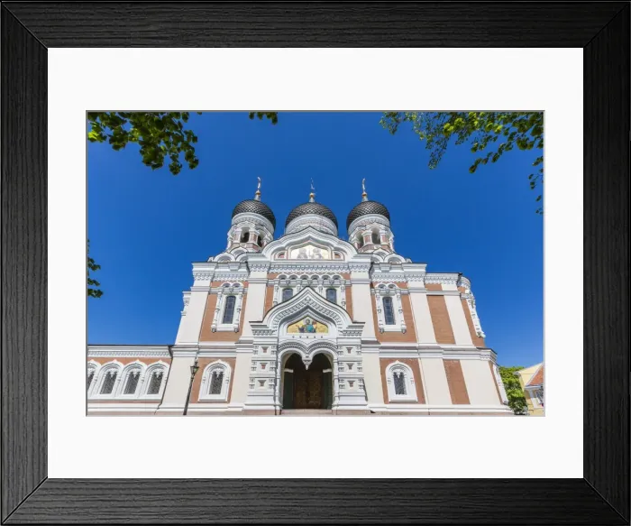 Framed Print : Exterior view of an Orthodox church in the capital city of Tallinn, Estonia, Europe Framed Print : Exterior view of an Orthodox church in the capital city of Tallinn, Estonia, Europe