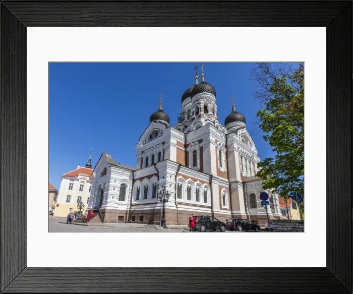 Framed Print : Exterior view of an Orthodox church in the capital city of Tallinn, Estonia, Europe Framed Print : Exterior view of an Orthodox church in the capital city of Tallinn, Estonia, Europe