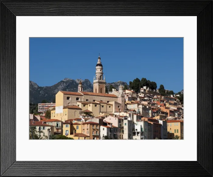 Framed Print : Menton, Provence-Alpes-Cote d Azur, French Riviera, France, Mediterranean, Europe Framed Print : Menton, Provence-Alpes-Cote d Azur, French Riviera, France, Mediterranean, Europe