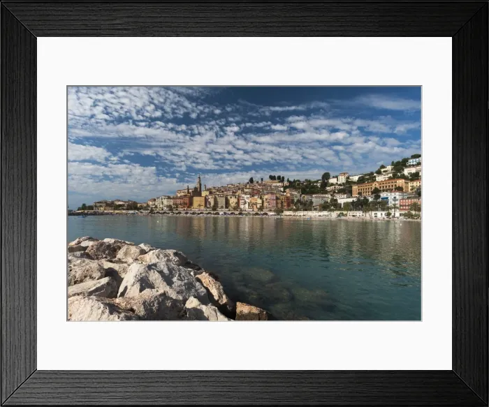 Framed Print : Menton, Provence-Alpes-Cote d Azur, French Riviera, France, Mediterranean, Europe Framed Print : Menton, Provence-Alpes-Cote d Azur, French Riviera, France, Mediterranean, Europe