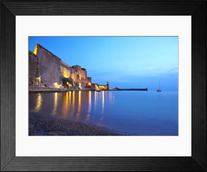 Framed Print : Chateau Royale, Collioure, Languedoc-Roussillon, France, Mediterranean, Europe Framed Print : Chateau Royale, Collioure, Languedoc-Roussillon, France, Mediterranean, Europe