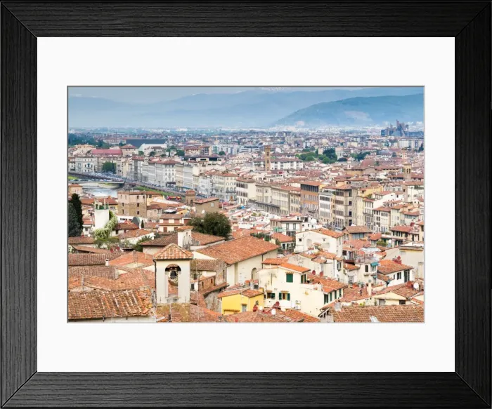 Framed Print : View of city center of Florence and River Arno, Florence (Firenze), UNESCO World Heritage Site, Tuscany, Italy, Europe Framed Print : View of city center of Florence and River Arno, Florence (Firenze), UNESCO World Heritage Site, Tuscany, Italy, Europe