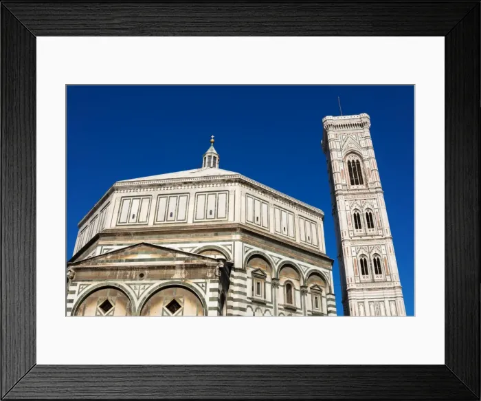 Framed Print : The Baptistery and Campanile di Giotto, Piazza del Duomo, Florence (Firenze), UNESCO World Heritage Site, Tuscany, Italy, Europe Framed Print : The Baptistery and Campanile di Giotto, Piazza del Duomo, Florence (Firenze), UNESCO World Heritage Site, Tuscany, Italy, Europe