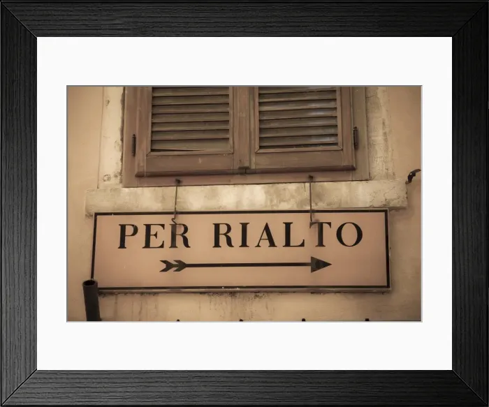 Framed Print : Street sign, Venice, UNESCO World Heritage Site, Veneto, Italy, Europe Framed Print : Street sign, Venice, UNESCO World Heritage Site, Veneto, Italy, Europe