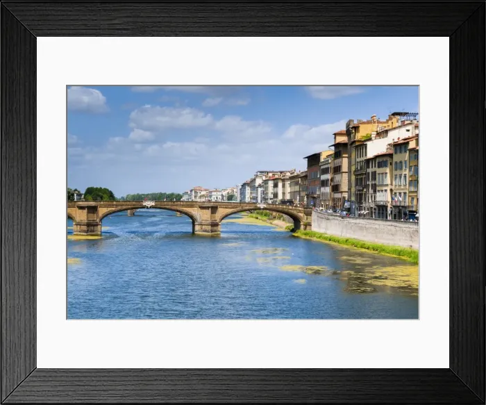 Framed Print : Ponte Santa Trinita dating from the 16th century and the Arno River, Florence (Firenze), UNESCO World Heritage Site, Tuscany, Italy, Europe Framed Print : Ponte Santa Trinita dating from the 16th century and the Arno River, Florence (Firenze), UNESCO World Heritage Site, Tuscany, Italy, Europe