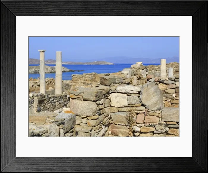 Framed Print : Delos archaeological ruins, UNESCO World Heritage Site, Delos, Cyclades, Greek Islands, Greece, Europe Framed Print : Delos archaeological ruins, UNESCO World Heritage Site, Delos, Cyclades, Greek Islands, Greece, Europe