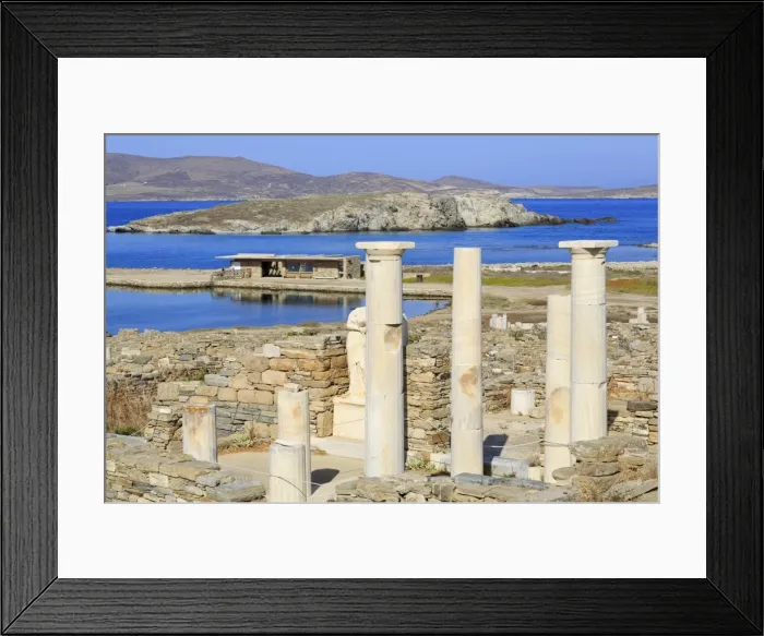 Framed Print : Delos archaeological ruins, UNESCO World Heritage Site, Delos, Cyclades, Greek Islands, Greece, Europe Framed Print : Delos archaeological ruins, UNESCO World Heritage Site, Delos, Cyclades, Greek Islands, Greece, Europe