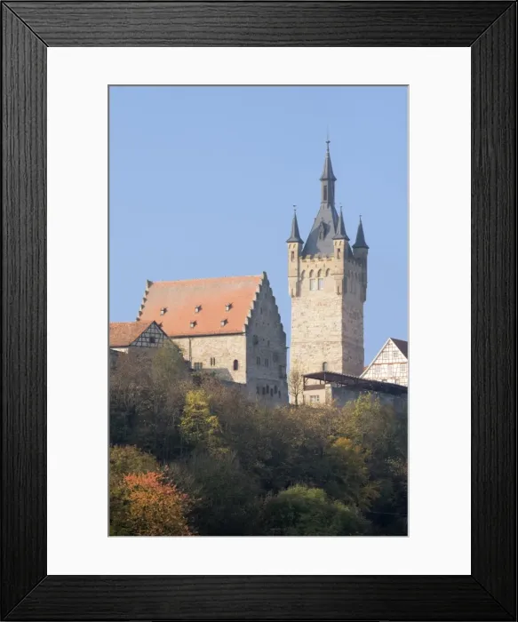 Framed Print : Blauer Turm Tower, Bad Wimpfen, Neckartal Valley, Baden Wurttemberg, Germany, Europe Framed Print : Blauer Turm Tower, Bad Wimpfen, Neckartal Valley, Baden Wurttemberg, Germany, Europe