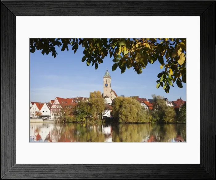 Framed Print : Municipal church of Stadtkirche St. Laurentius, Nurtingen, Neckar River, Baden Wurttemberg, Germany, Europe Framed Print : Municipal church of Stadtkirche St. Laurentius, Nurtingen, Neckar River, Baden Wurttemberg, Germany, Europe