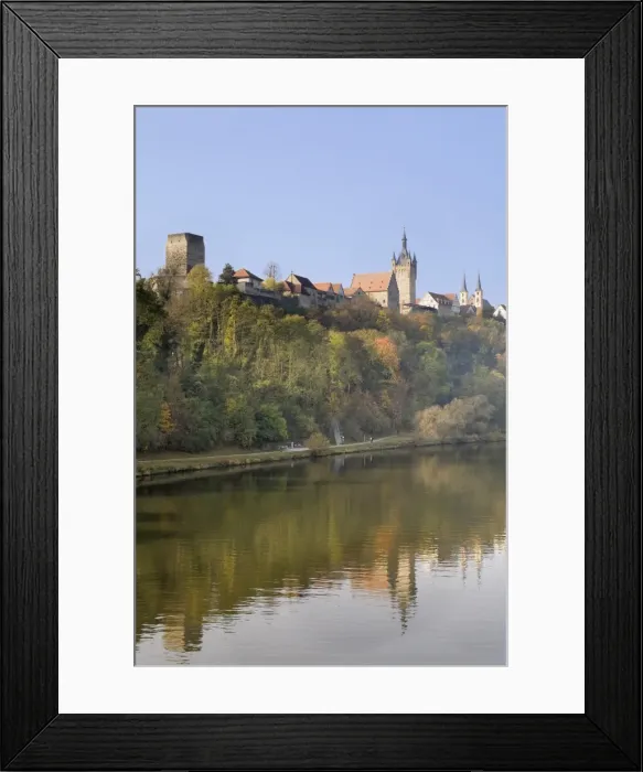Framed Print : Blauer Turm Tower and St. Peter collegiate church, Bad Wimpfen, Neckartal Valley, Baden Wurttemberg, Germany, Europe Framed Print : Blauer Turm Tower and St. Peter collegiate church, Bad Wimpfen, Neckartal Valley, Baden Wurttemberg, Germany, Europe