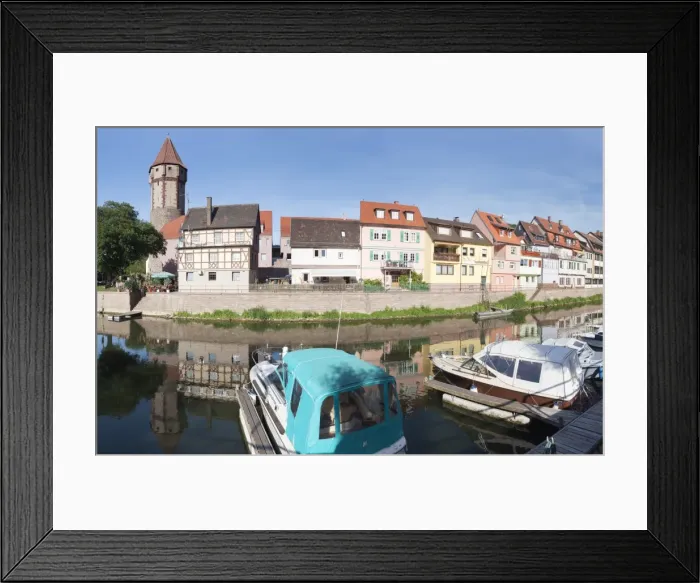 Framed Print : Spitzer Turm Tower, Tauber River, old town of Wertheim, Main Tauber District, Baden Wurttemberg, Germany, Europe Framed Print : Spitzer Turm Tower, Tauber River, old town of Wertheim, Main Tauber District, Baden Wurttemberg, Germany, Europe