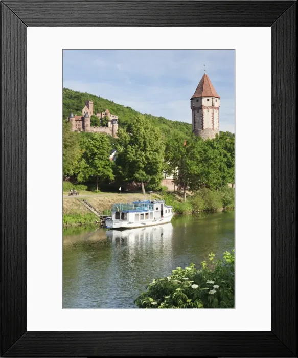 Framed Print : Spitzer Turm Tower, Tauber River, old town of Wertheim, Main Tauber District, Baden Wurttemberg, Germany, Europe Framed Print : Spitzer Turm Tower, Tauber River, old town of Wertheim, Main Tauber District, Baden Wurttemberg, Germany, Europe