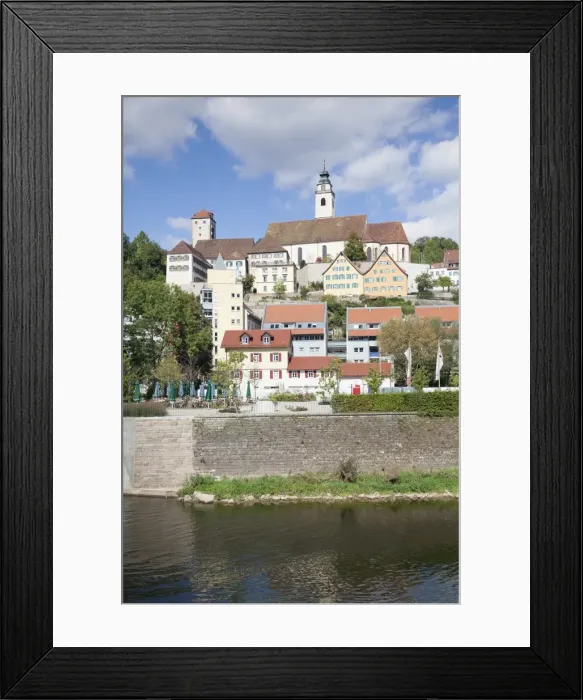 Framed Print : Old towm with Dominican Monastery and Stiftskirche Heilig Kreuz collegiate church and Neckar River, Horb am Neckar, Black Forest, Baden Wurttemberg, Germany, Europe Framed Print : Old towm with Dominican Monastery and Stiftskirche Heilig Kreuz collegiate church and Neckar River, Horb am Neckar, Black Forest, Baden Wurttemberg, Germany, Europe