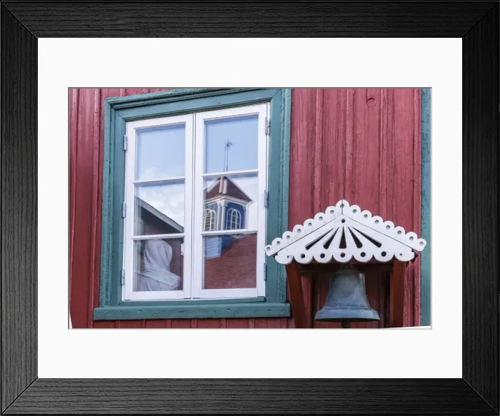 Framed Print : Brightly painted house reflected in window in Sisimiut, Greenland, Polar Regions curve adjustments, boosted bluish shadows and rediish highlights Framed Print : Brightly painted house reflected in window in Sisimiut, Greenland, Polar Regions curve adjustments, boosted bluish shadows and rediish highlights